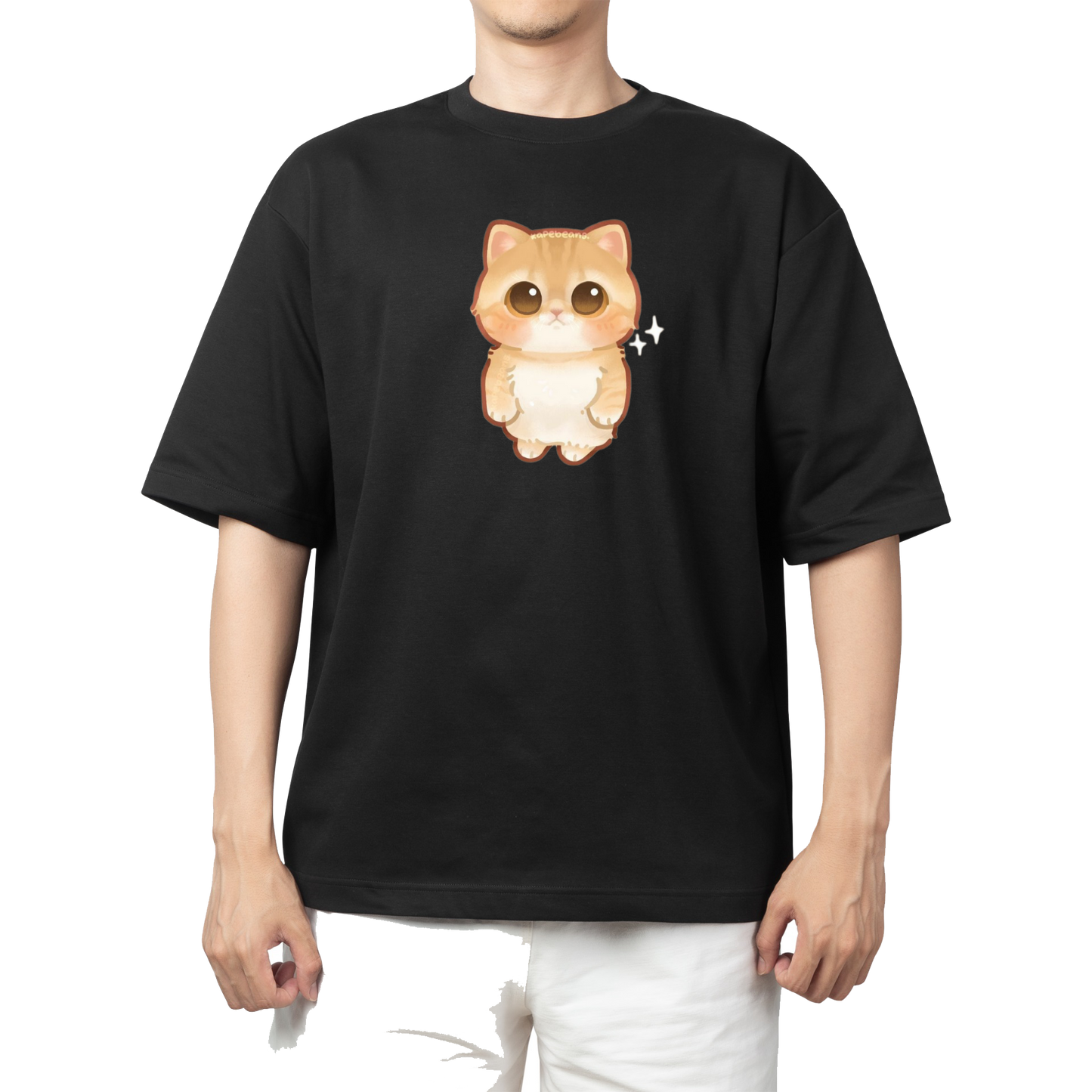cat One Size t- shirt Black 35