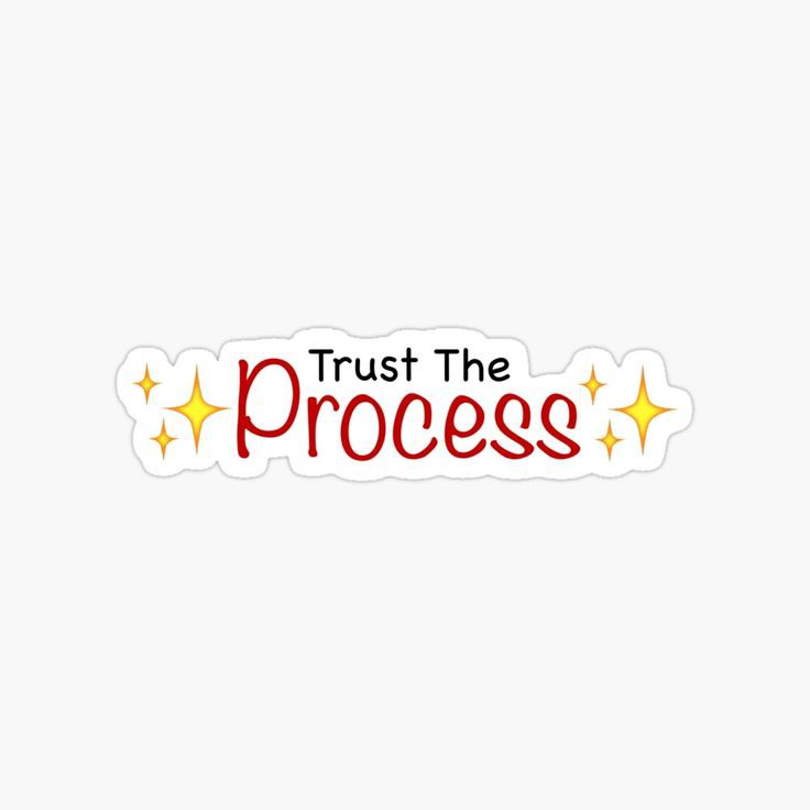 Trust The Process Sticker 206