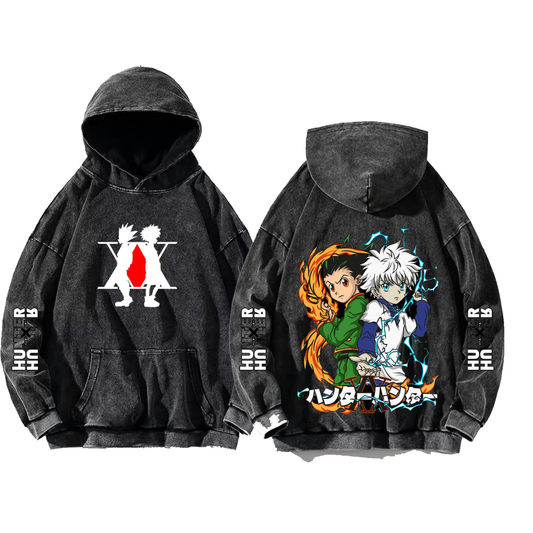 Hunter × Hunter One Size hoodie Washed Back 35