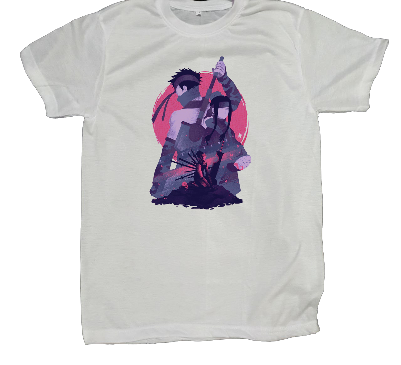 Naruto Shippuden t- shirt fat White 36