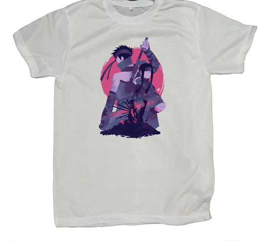 Naruto Shippuden t- shirt fat White 36