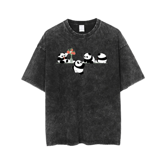 PANDA One Size t- shirt Washed 36