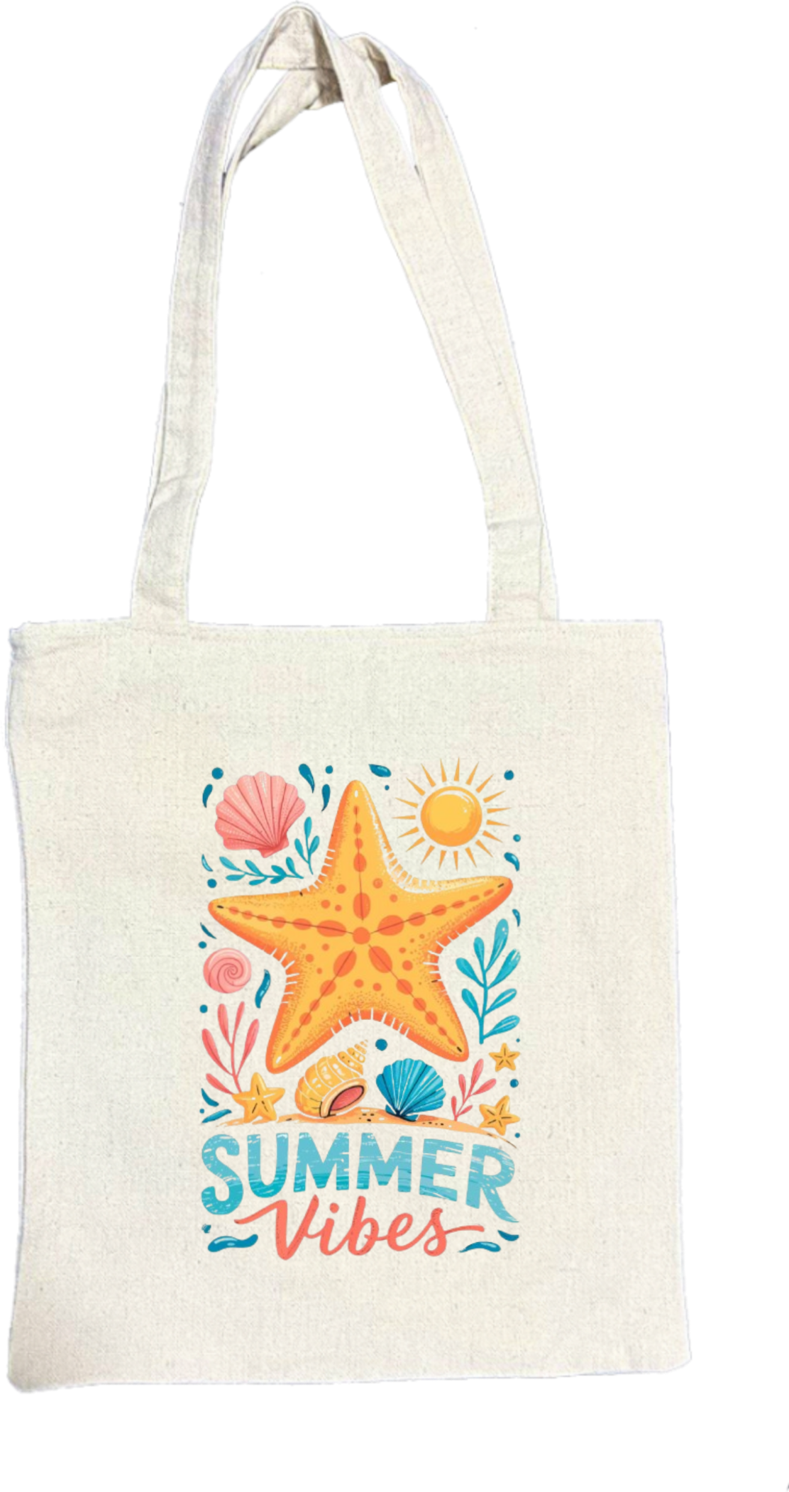 Summer Vibes tote bag Beige 36