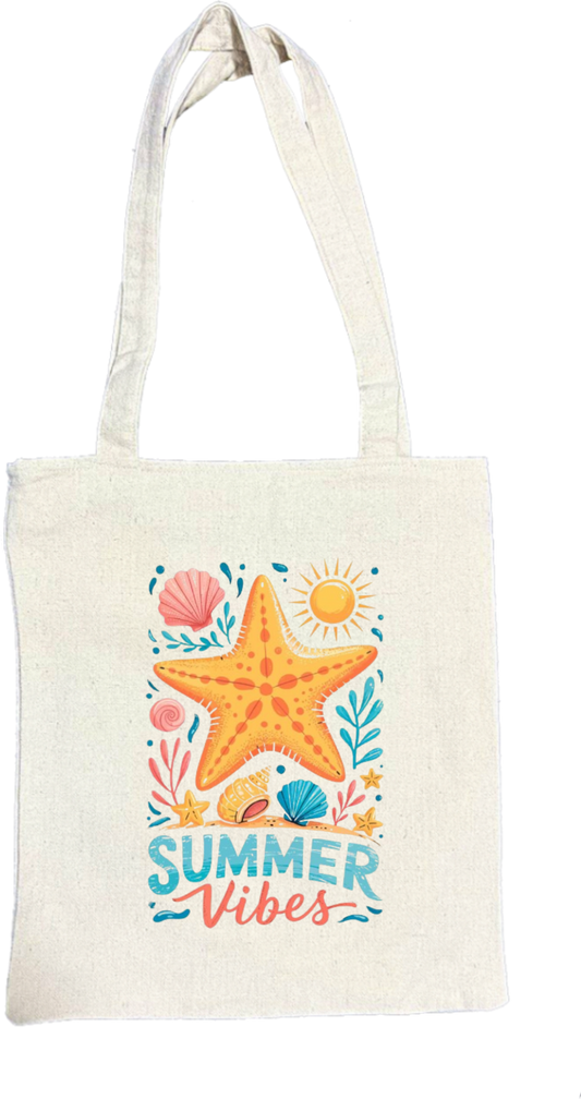 Summer Vibes tote bag Beige 36