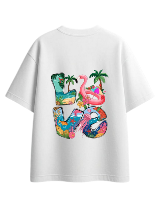 Summer Vibes t- shirt White Back 36