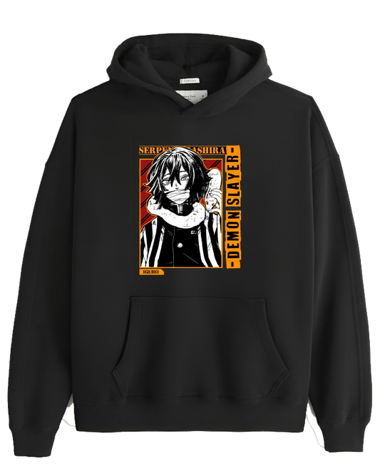 Anime Demon slayer nezuko tanjiro Oversize Hoodie Black 89