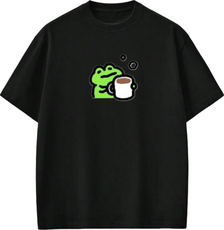 Frog One Size t- shirt Black 36