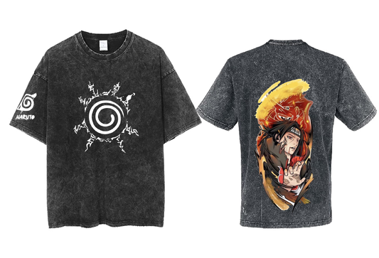 Naruto Shippuden t- shirt One Size Washed Back 36