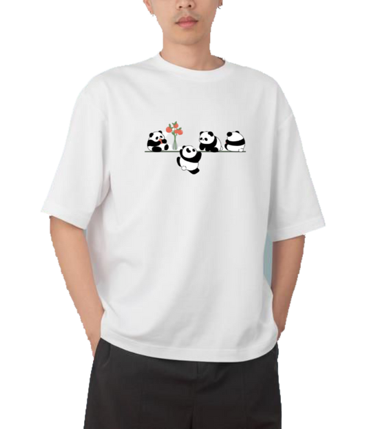 PANDA Oversize Hoodie White 36