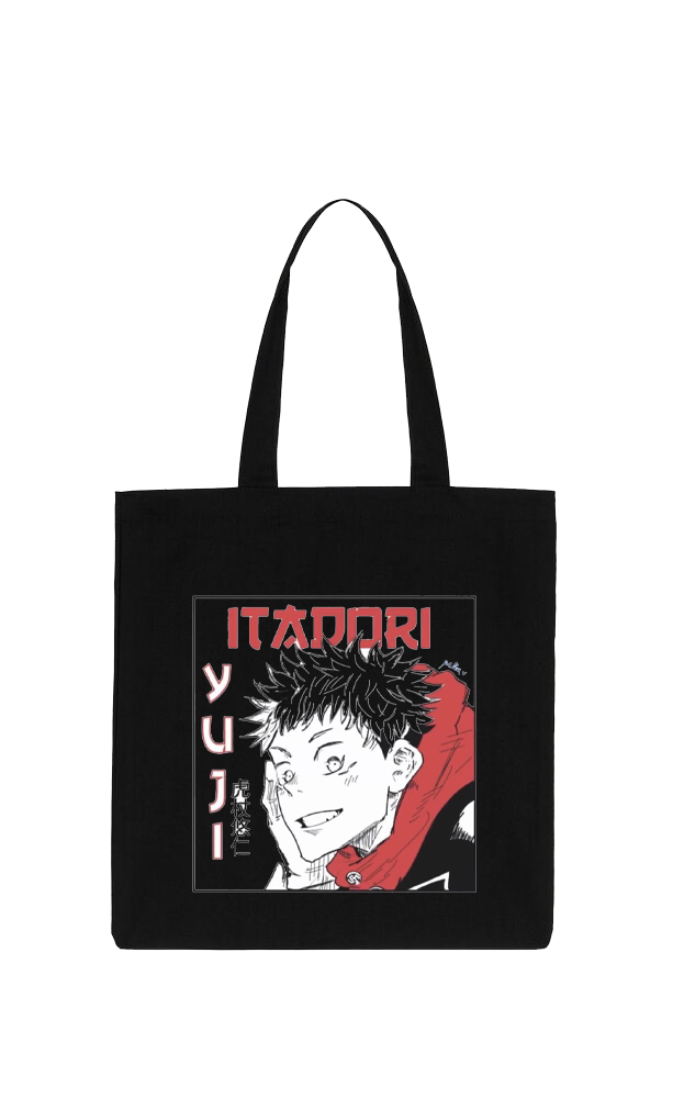 jujutsu kaisen GOJO  tote bag Black 36