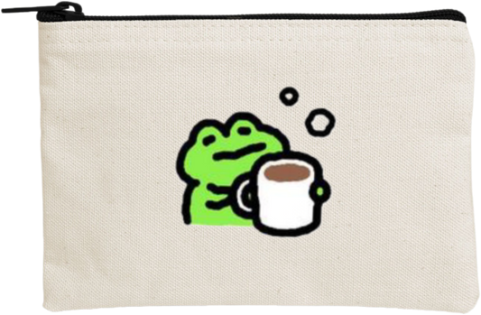 Frog wallet pencil case Beige 36