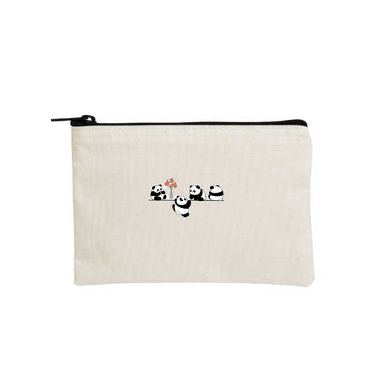 PANDA wallet pencil case Beige 36