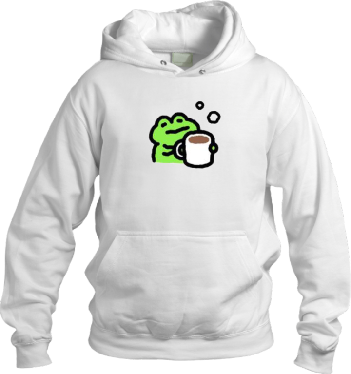 Frog Oversize Hoodie White 36