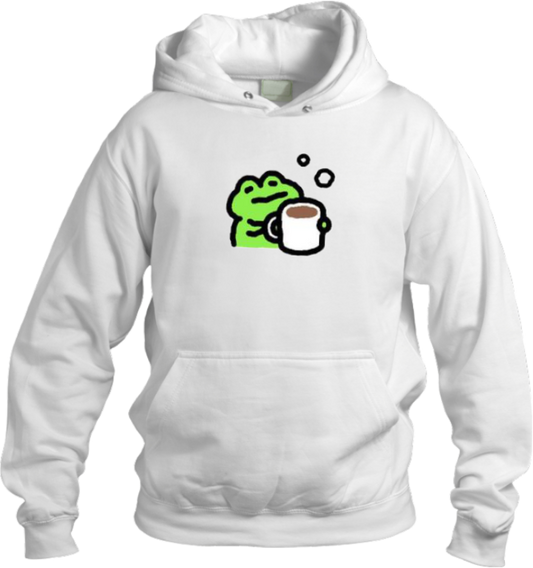 Frog Oversize Hoodie White 36