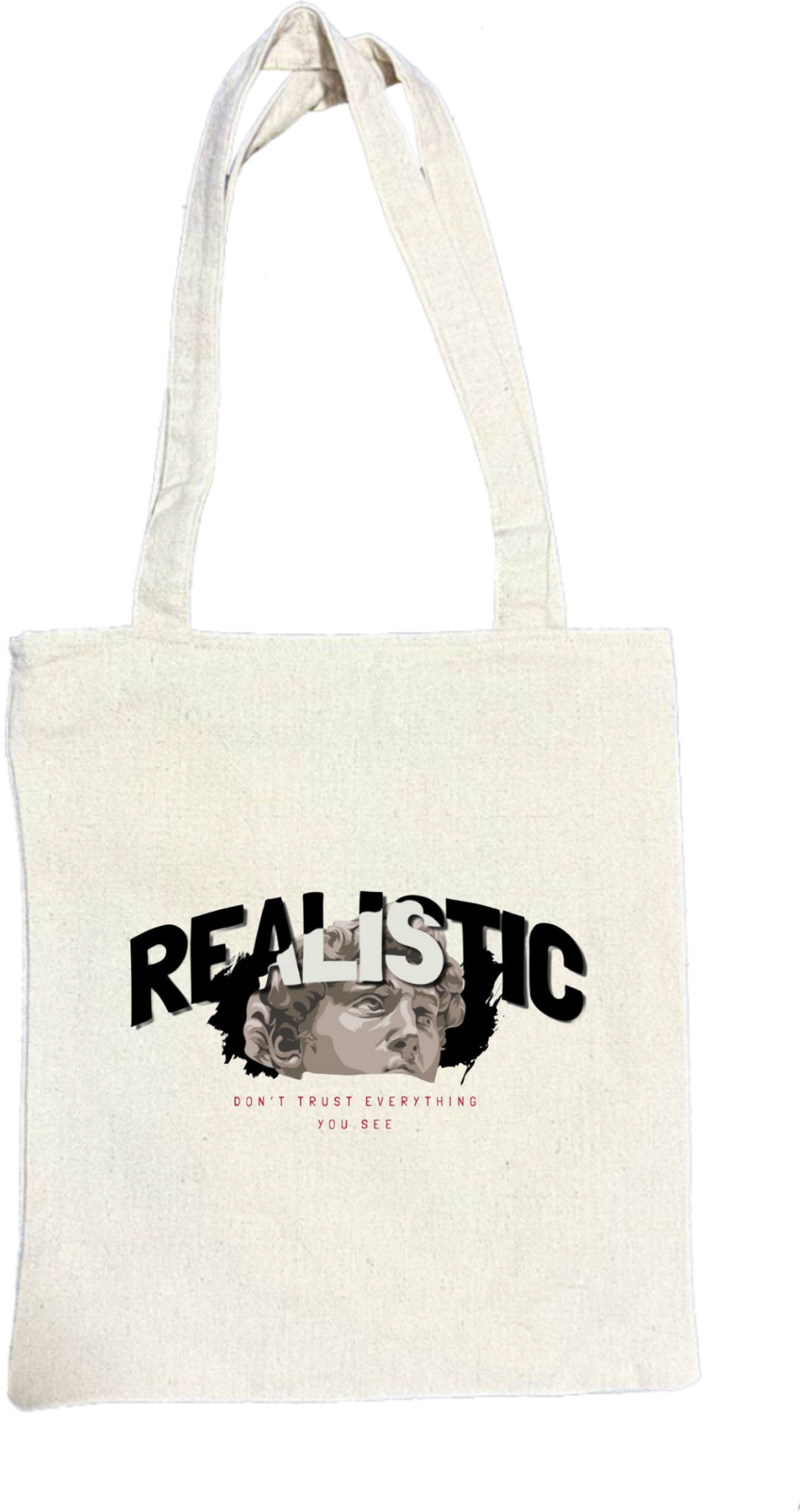 REALISTIC tote bag beige 176