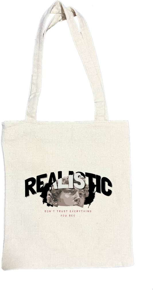 REALISTIC tote bag beige 176