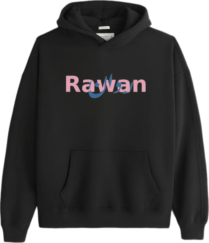 names One Size hoodie Black Rawan 36