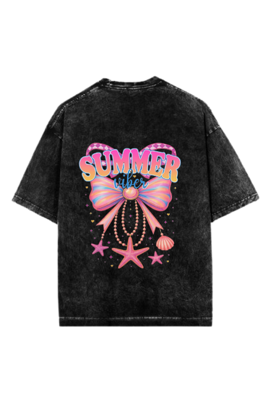 Summer Vibes One Size t- shirt Washed Back 36