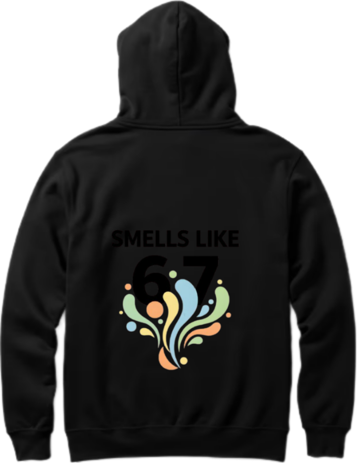 designs 67 Oversize Hoodie Black Back 36