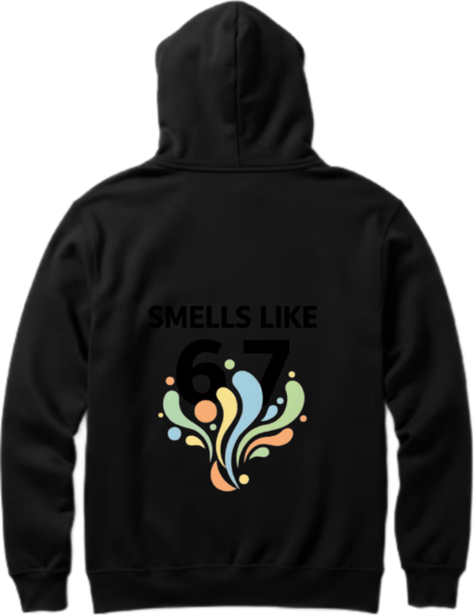 designs 67 Oversize Hoodie Black Back 36