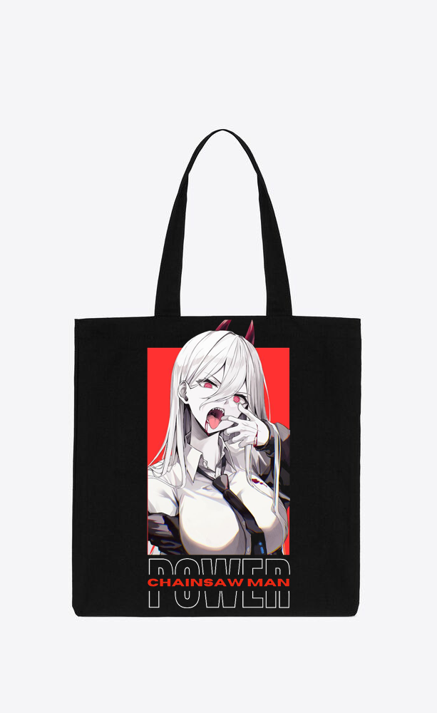 Chainsaw Man tote bag Black 36