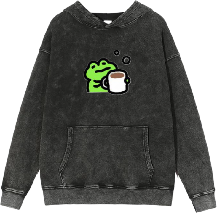 Frog Oversize Hoodie Washed 36