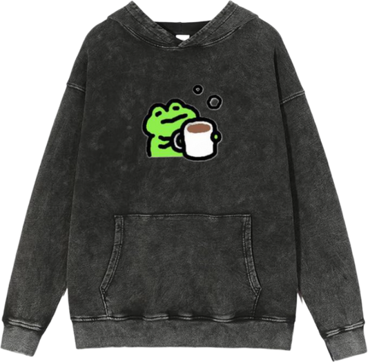 Frog Oversize Hoodie Washed 36
