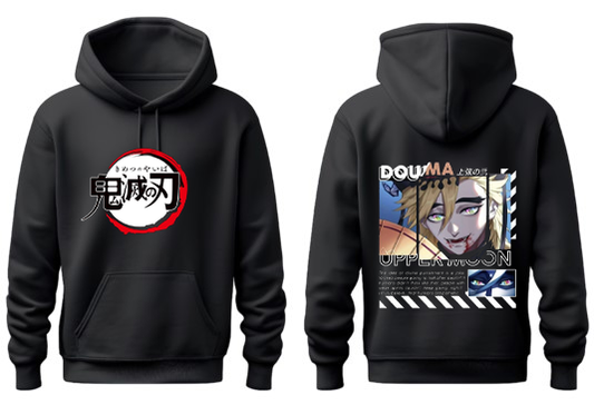 Anime Demon slayer nezuko tanjiro Oversize Hoodie Black 36