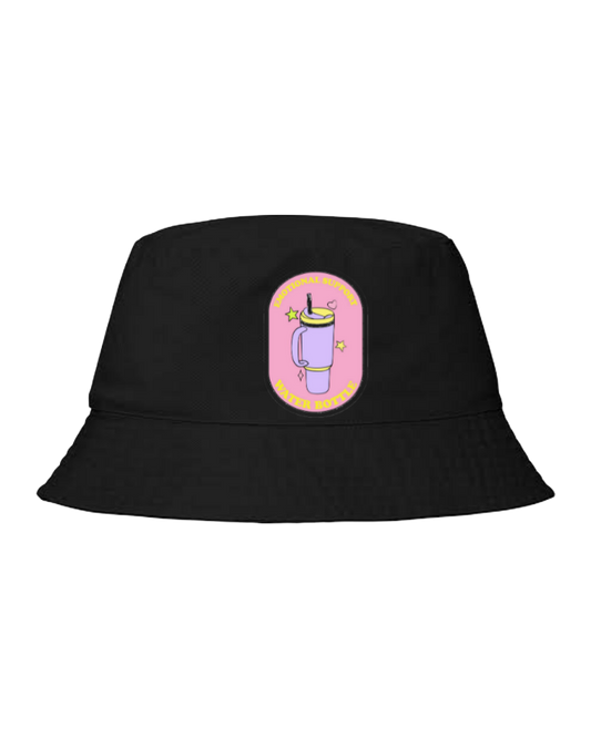 workout gym pilates Bucket hat Fishman hat cap Black 36