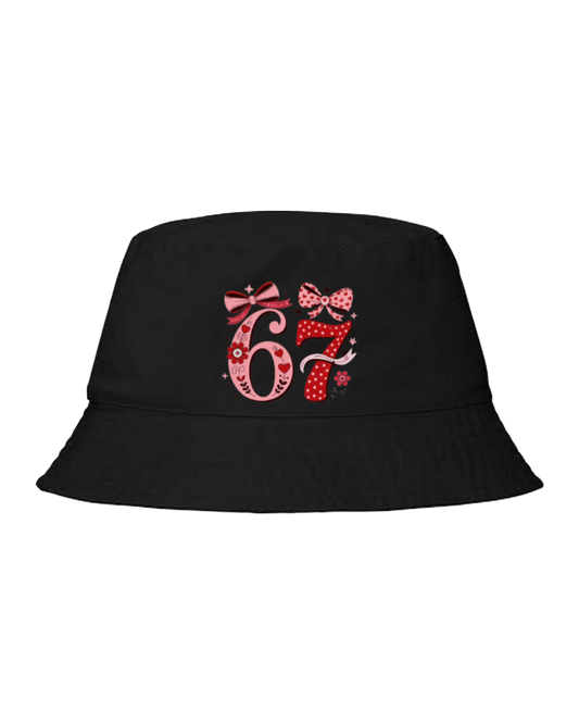 67 designs Bucket hat Fishman hat cap Black 36