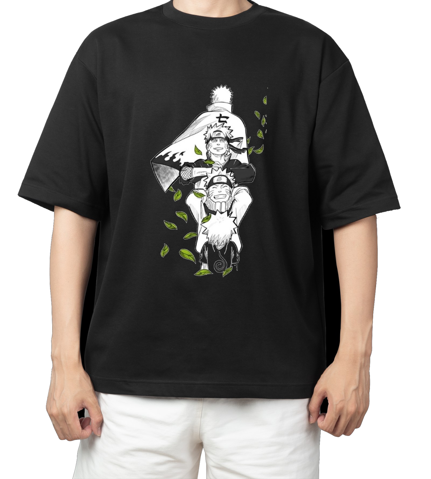 Naruto Shippuden t- shirt One Size Black 36