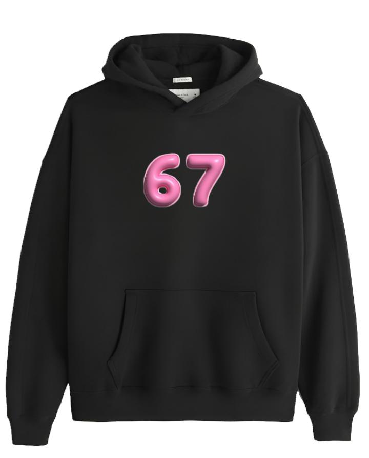 designs 67 Oversize Hoodie Black 36