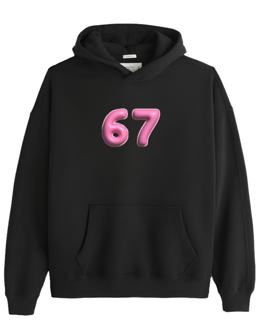 designs 67 Oversize Hoodie Black 36