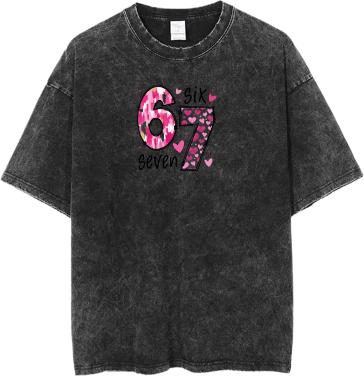 67 designs One Size t- shirt Washed 36