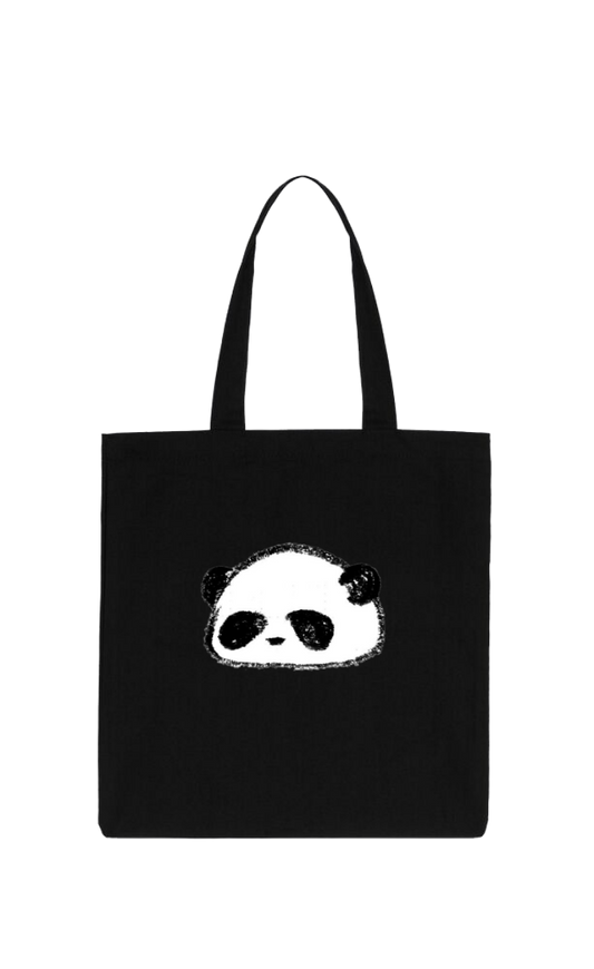 PANDA tote bag Black 36