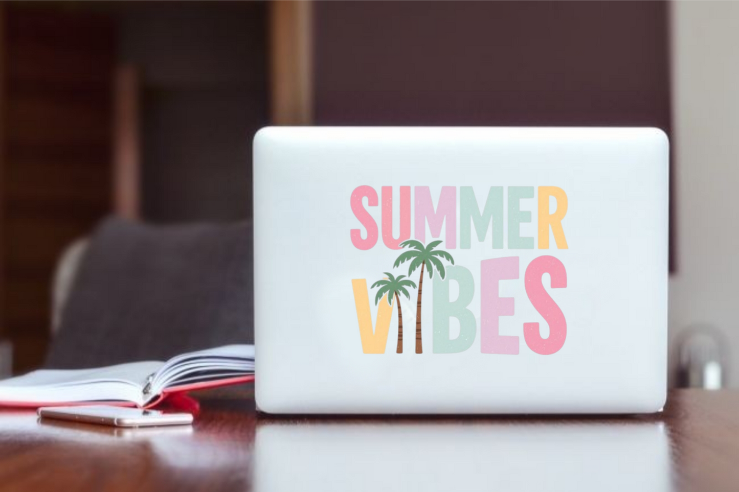 Summer Vibes Laptop Sticker 36
