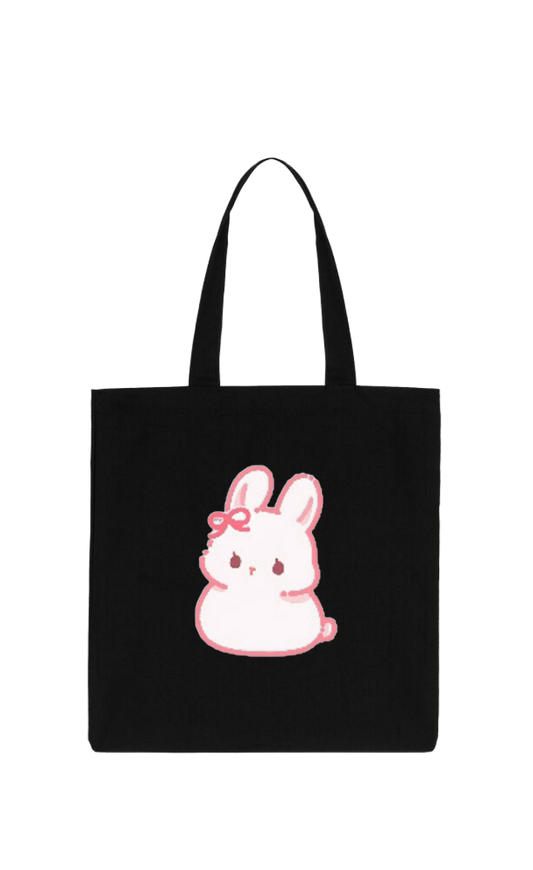 bunny tote bag White 36