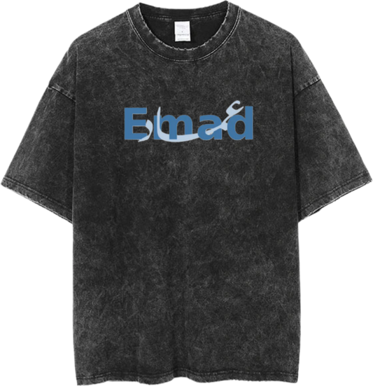 names t- shirt One Size Washed Emad 36
