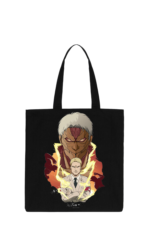 Anime Attack on titan shingeki no kyojin Aot Black tote bag 35