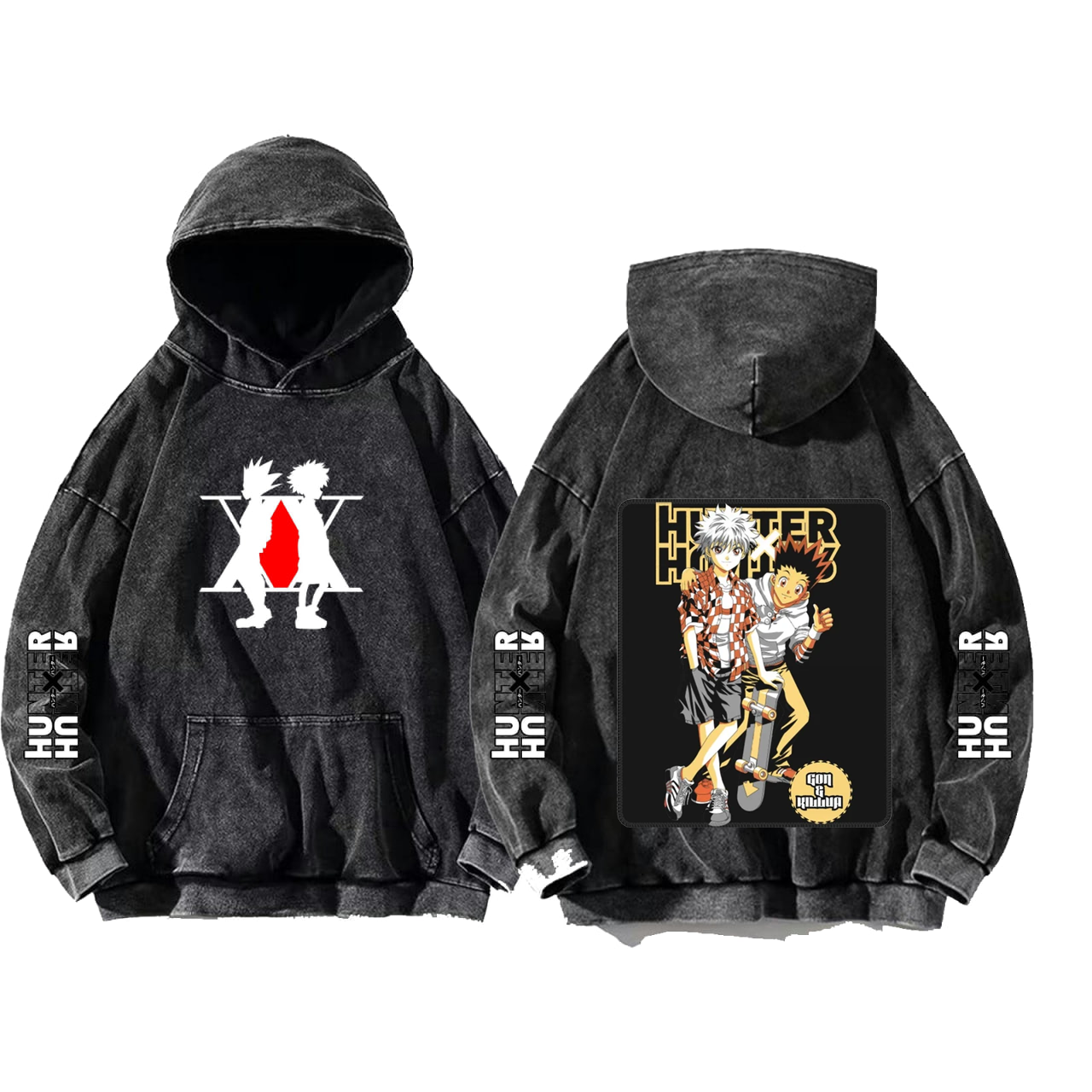 Hunter × Hunter One Size hoodie Washed Back 36