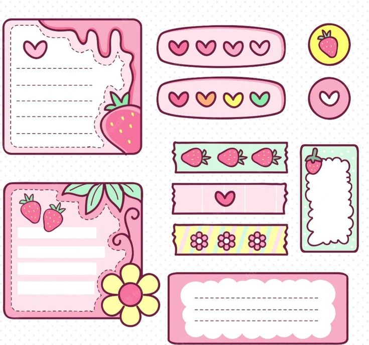 Aesthetic Cute Stickers Pack - Waterproof Vinyl Cartoon Decals for Water Bottles, Laptops, Scrapbooking, Kawaii Stationery Supplies sticker journal sticker