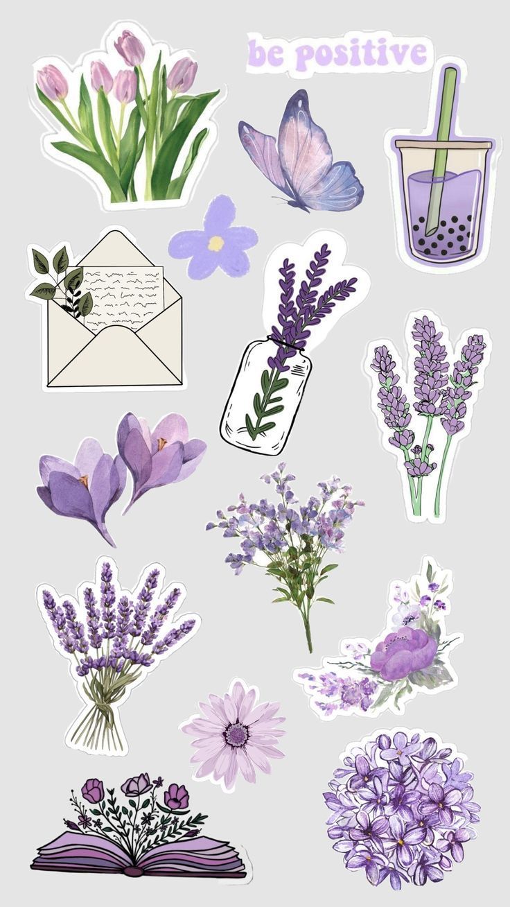 Aesthetic Cute Stickers Pack - Waterproof Vinyl Cartoon Decals for Water Bottles, Laptops, Scrapbooking, Kawaii Stationery Supplies sticker journal sticker