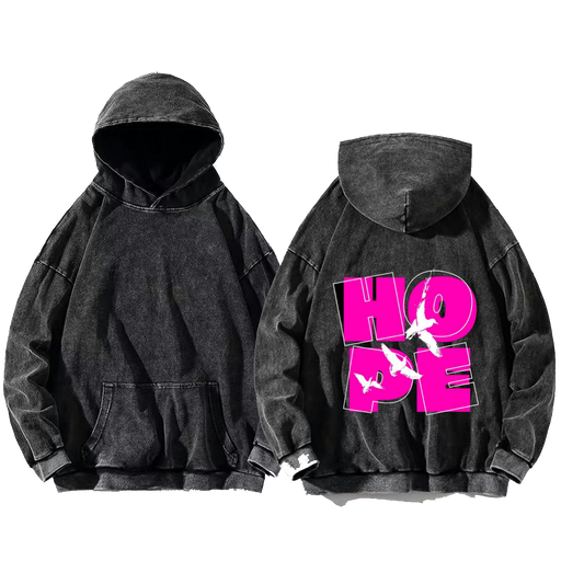 HOPE One Size hoodie Washed Back 37