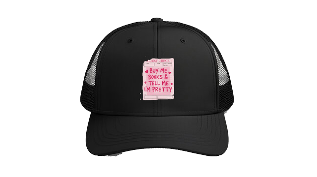 Baseball cap Black BUY ME BOOKS & TELL ME I'M PRETTY 37