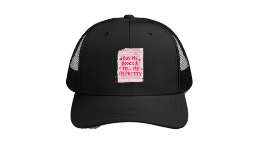 Baseball cap Black BUY ME BOOKS & TELL ME I'M PRETTY 37
