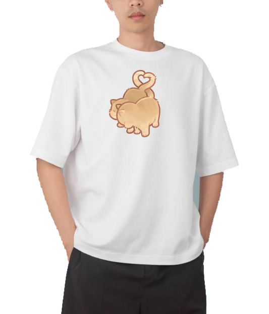 cat One Size t- shirt White 37