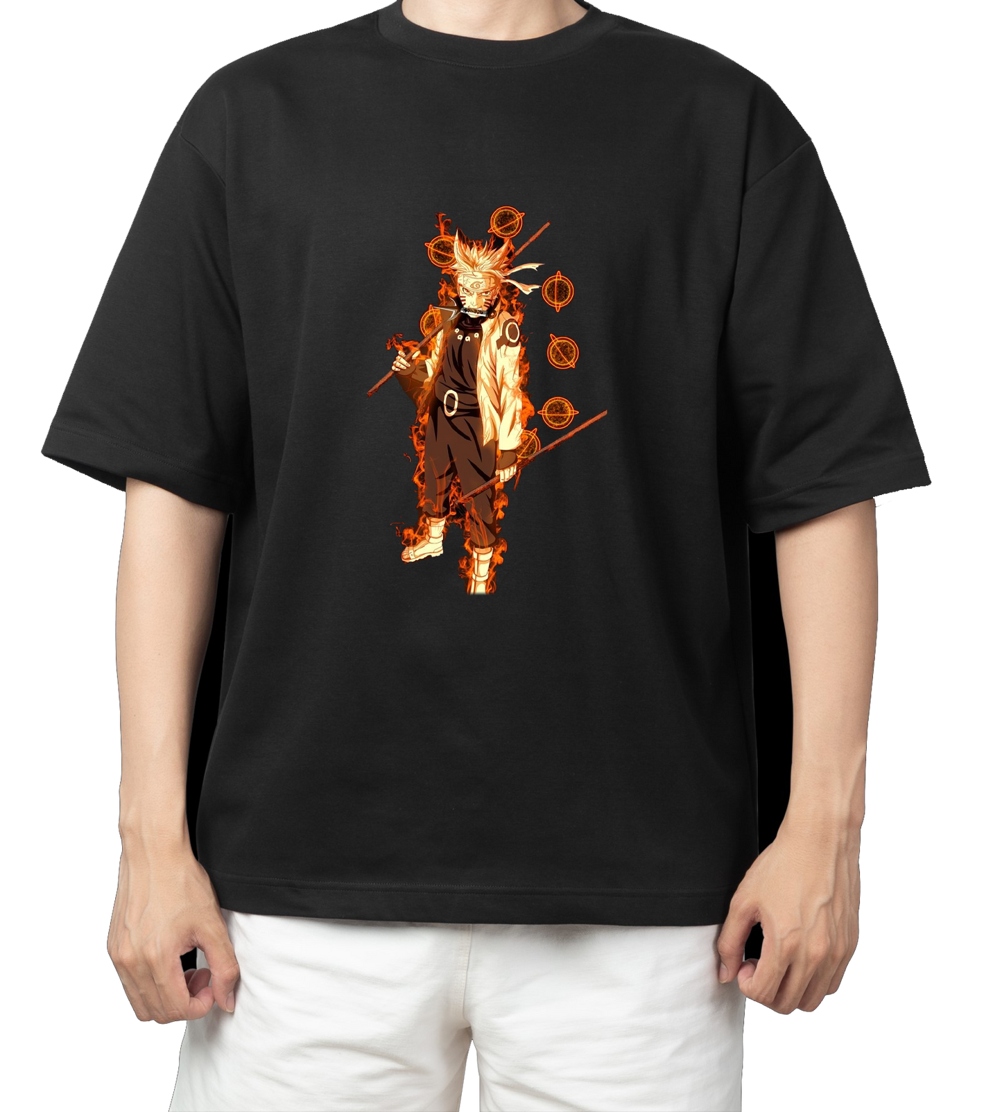 Naruto Shippuden t- shirt One Size Black 37