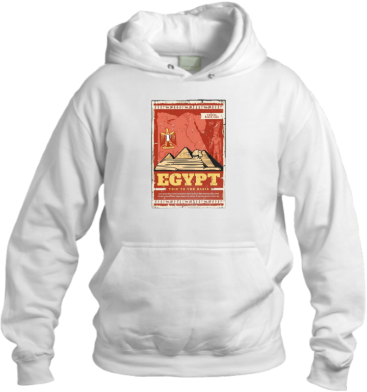Egypt Over Size hoodie White 37