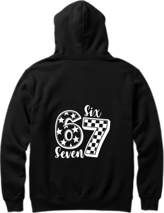 designs 67 Oversize Hoodie Black Back 37