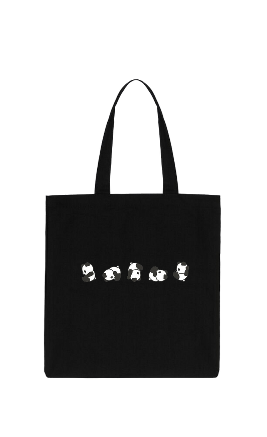 PANDA tote bag Black 37